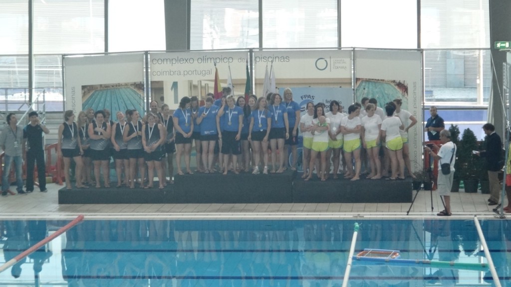 The Australia Women's team on the podium